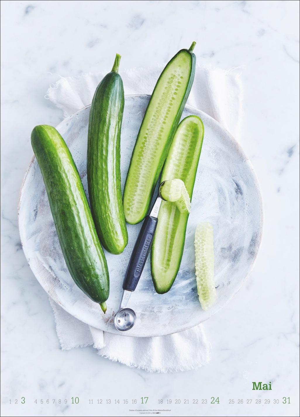 Beispielinhalt (Bild) Fresh Food Kalender 2026