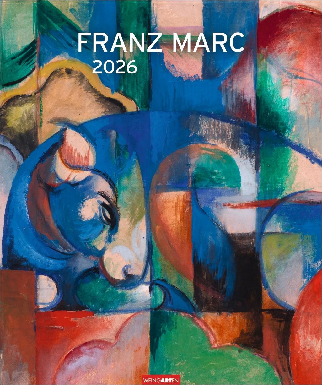 Vorderes Coverbild Franz Marc Edition Kalender 2026