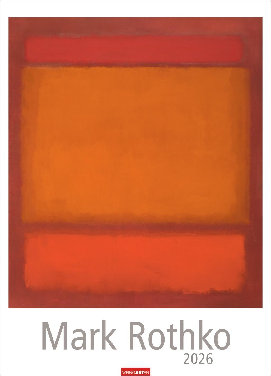 Vorderes Coverbild Mark Rothko Kalender 2026