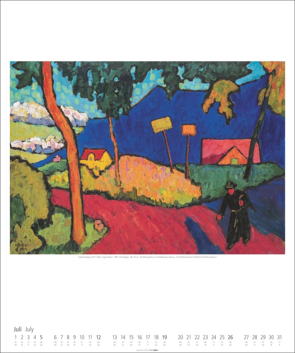 Beispielinhalt (Bild) Gabriele Münter Kalender 2026