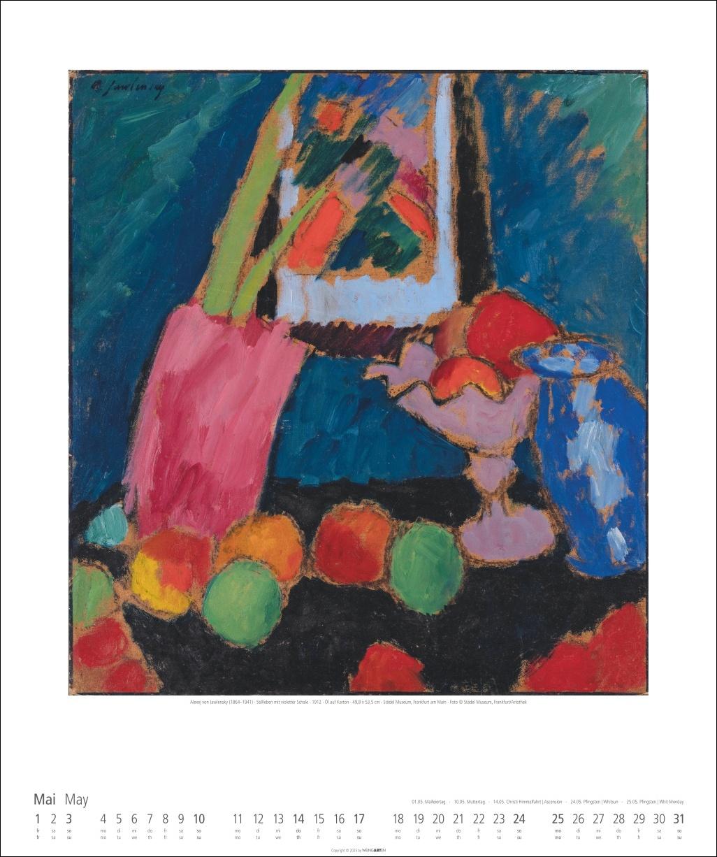 Beispielinhalt (Bild) Der Blaue Reiter Kalender 2026