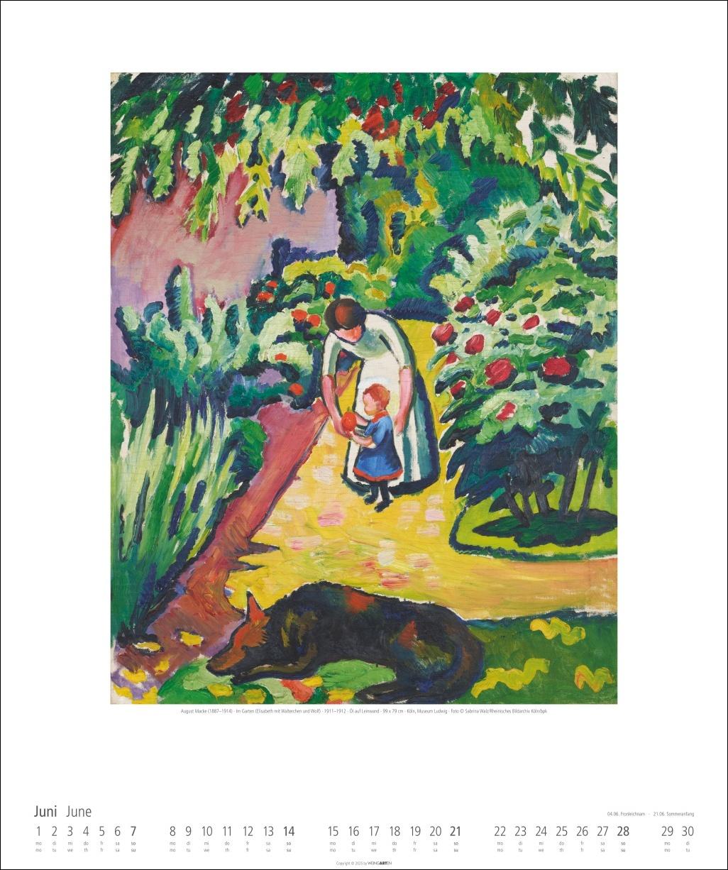 Beispielinhalt (Bild) Der Blaue Reiter Kalender 2026