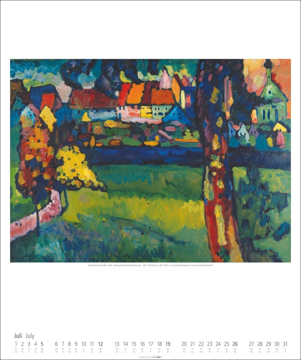 Beispielinhalt (Bild) Der Blaue Reiter Kalender 2026