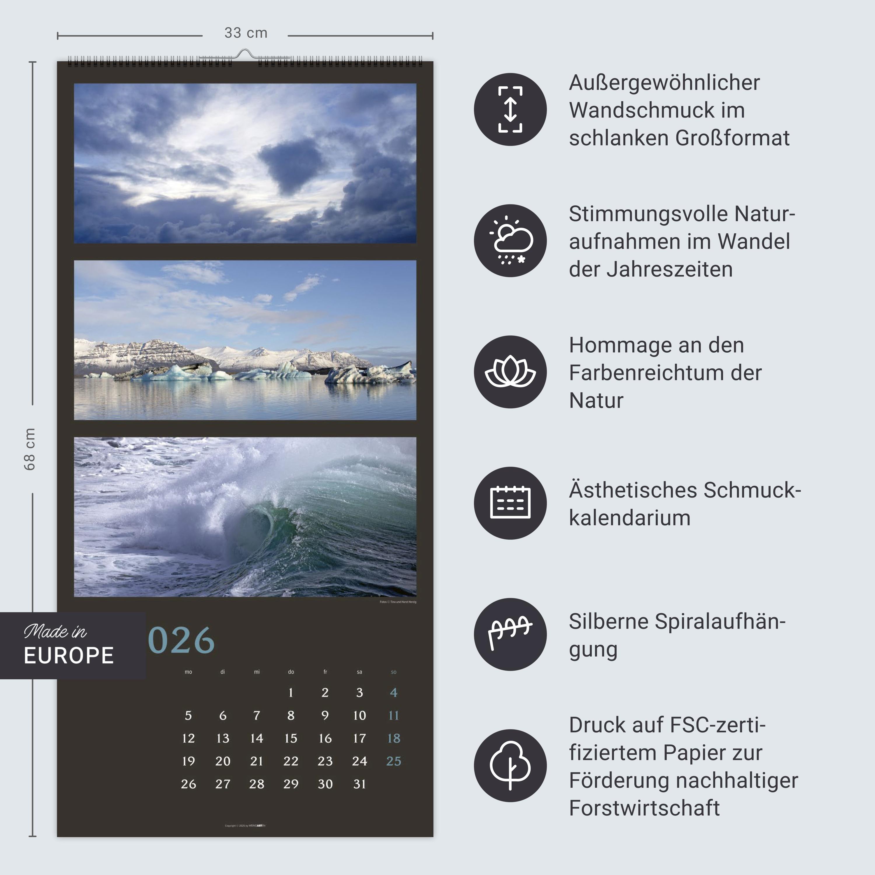 Beispielinhalt (Bild) Die Farben der Natur Kalender 2026