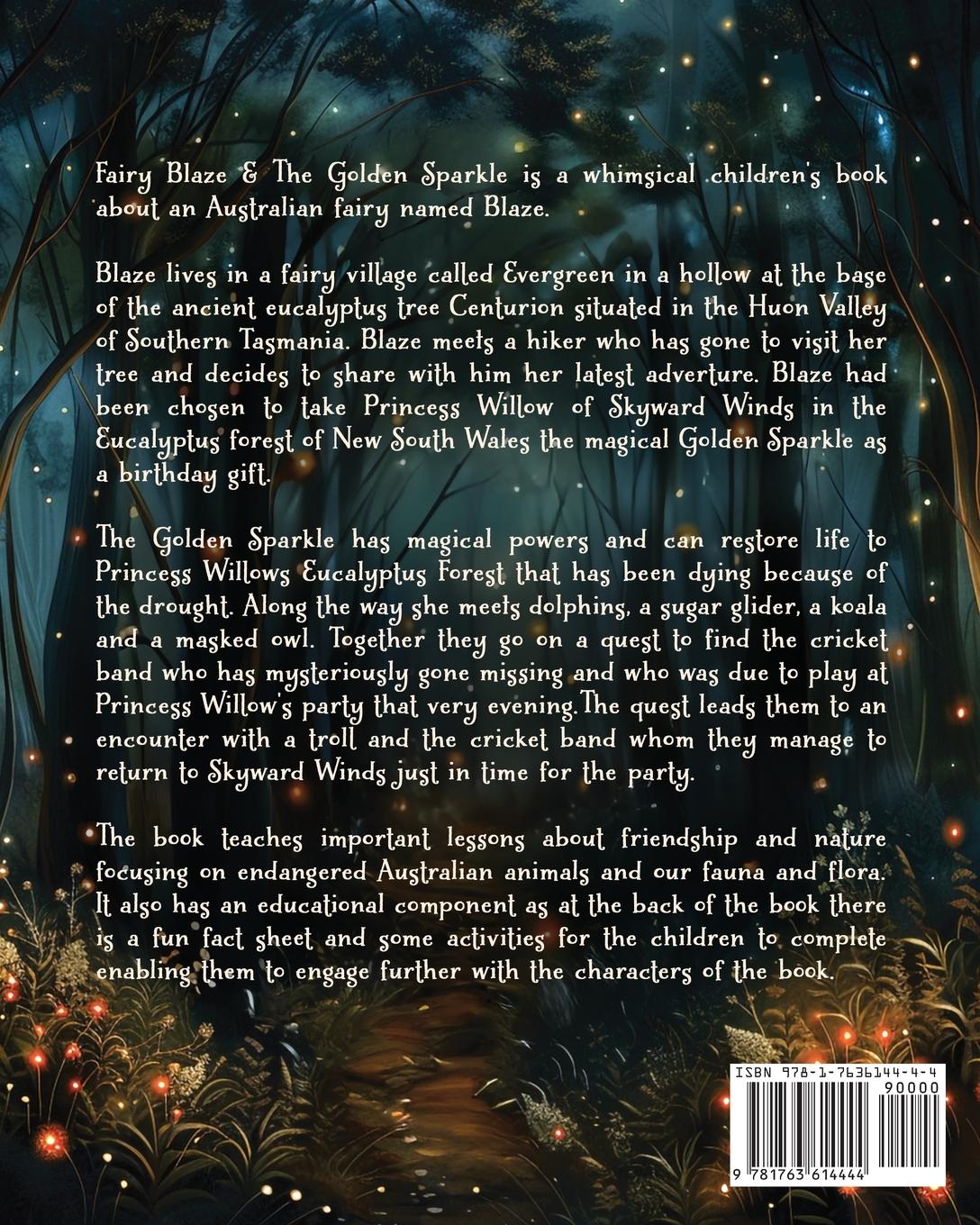 Rückseitencover Fairy Blaze and the Golden Sparkle