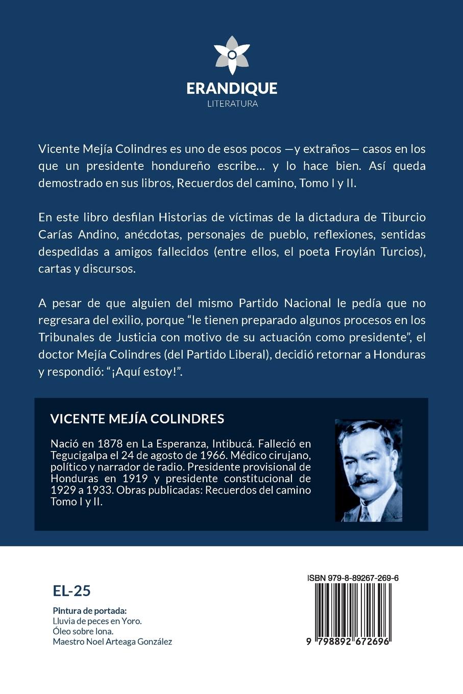 Rückseitencover Recuerdos del Camino