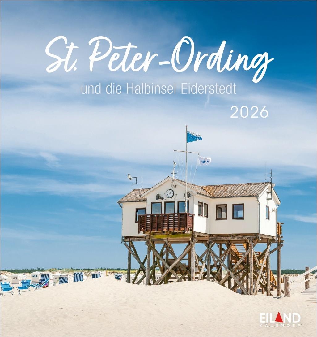 Vorderes Coverbild St. Peter-Ording und die Halbinsel Eiderstedt Postkartenkalender 2026
