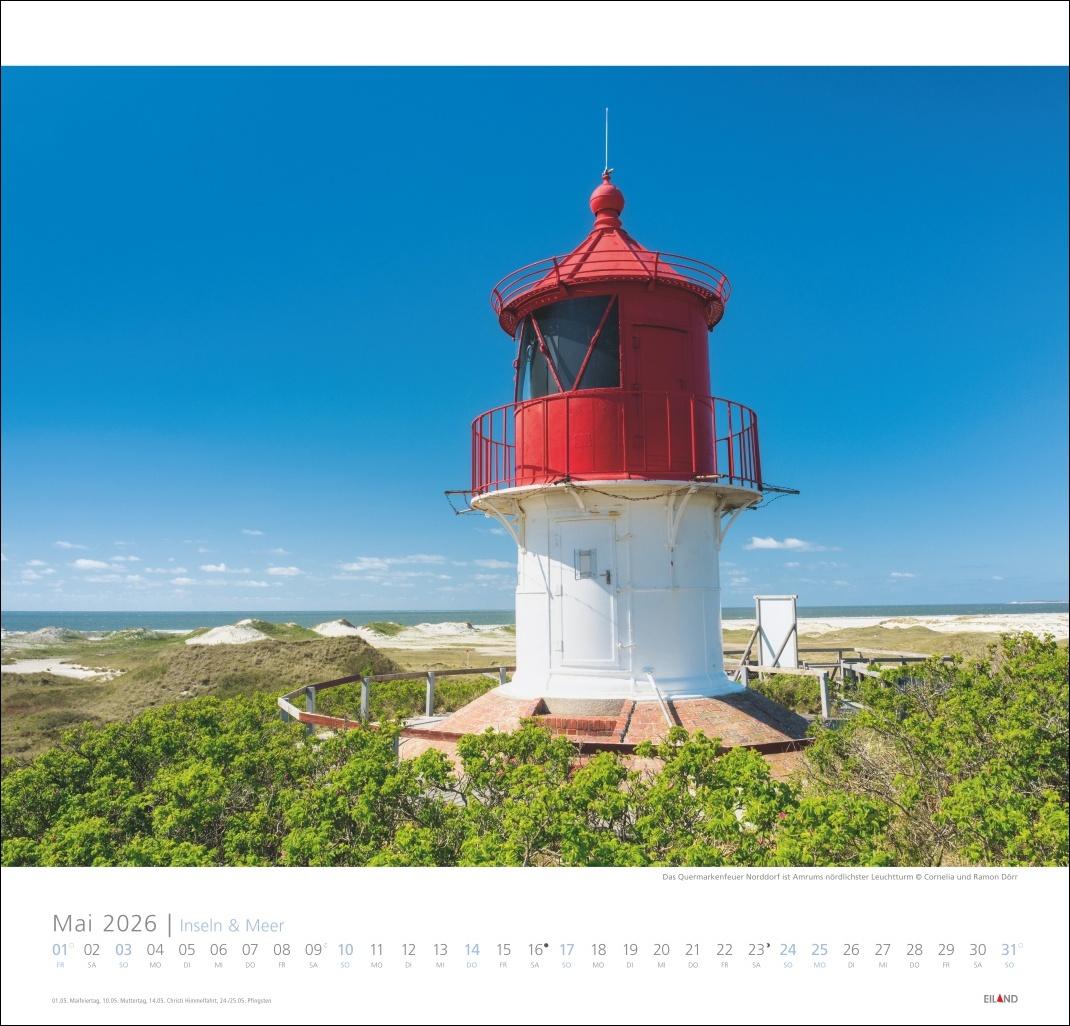 Beispielinhalt (Bild) Inseln und Meer Edition Kalender 2026