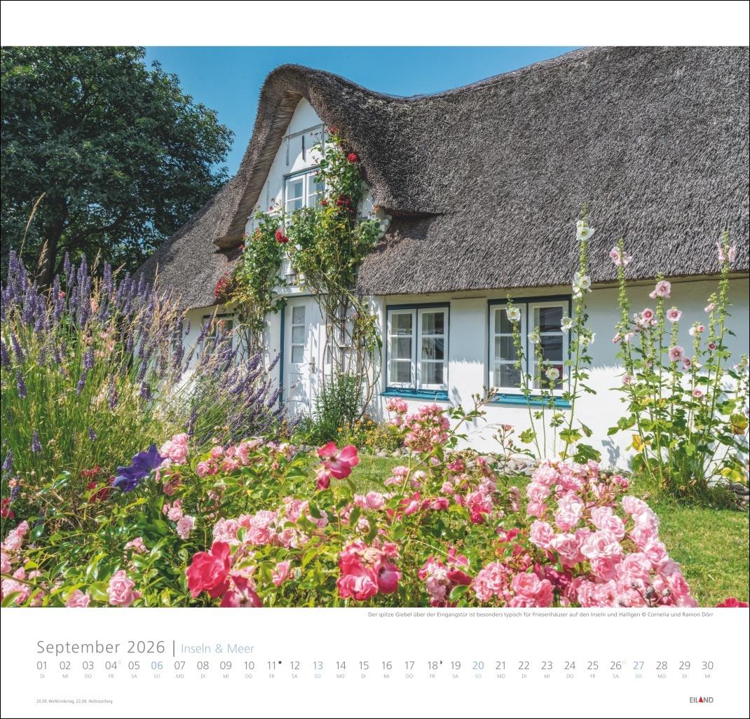 Beispielinhalt (Bild) Inseln und Meer Edition Kalender 2026