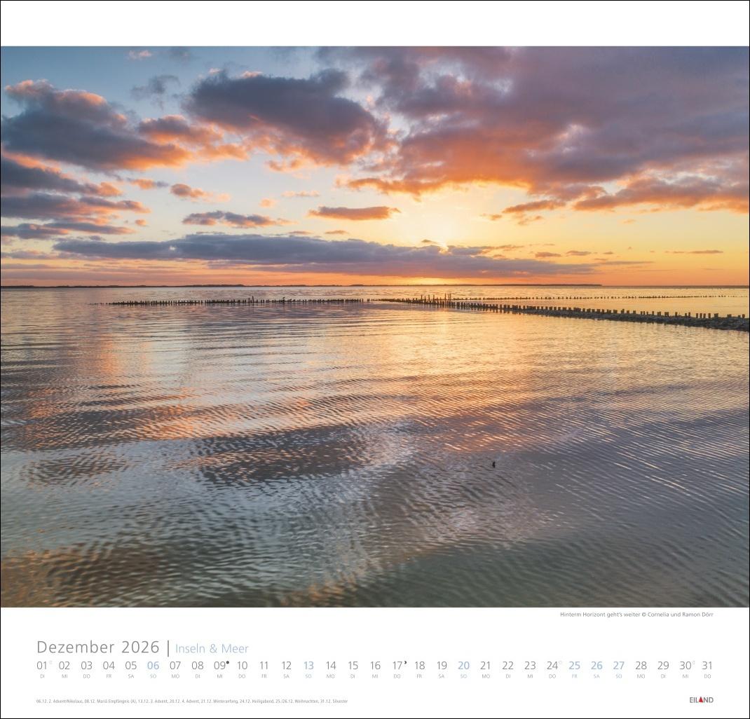 Beispielinhalt (Bild) Inseln und Meer Edition Kalender 2026