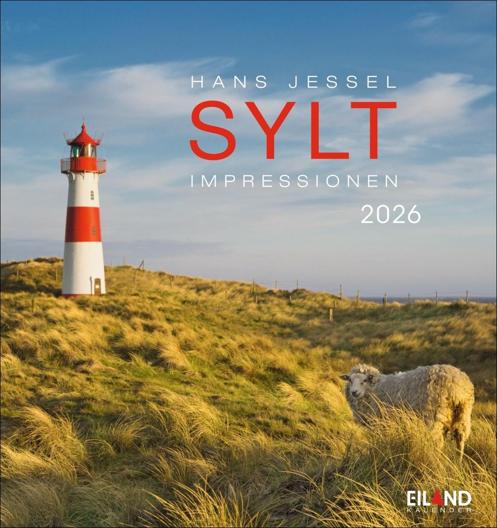 Vorderes Coverbild Sylt Impressionen Postkartenkalender 2026