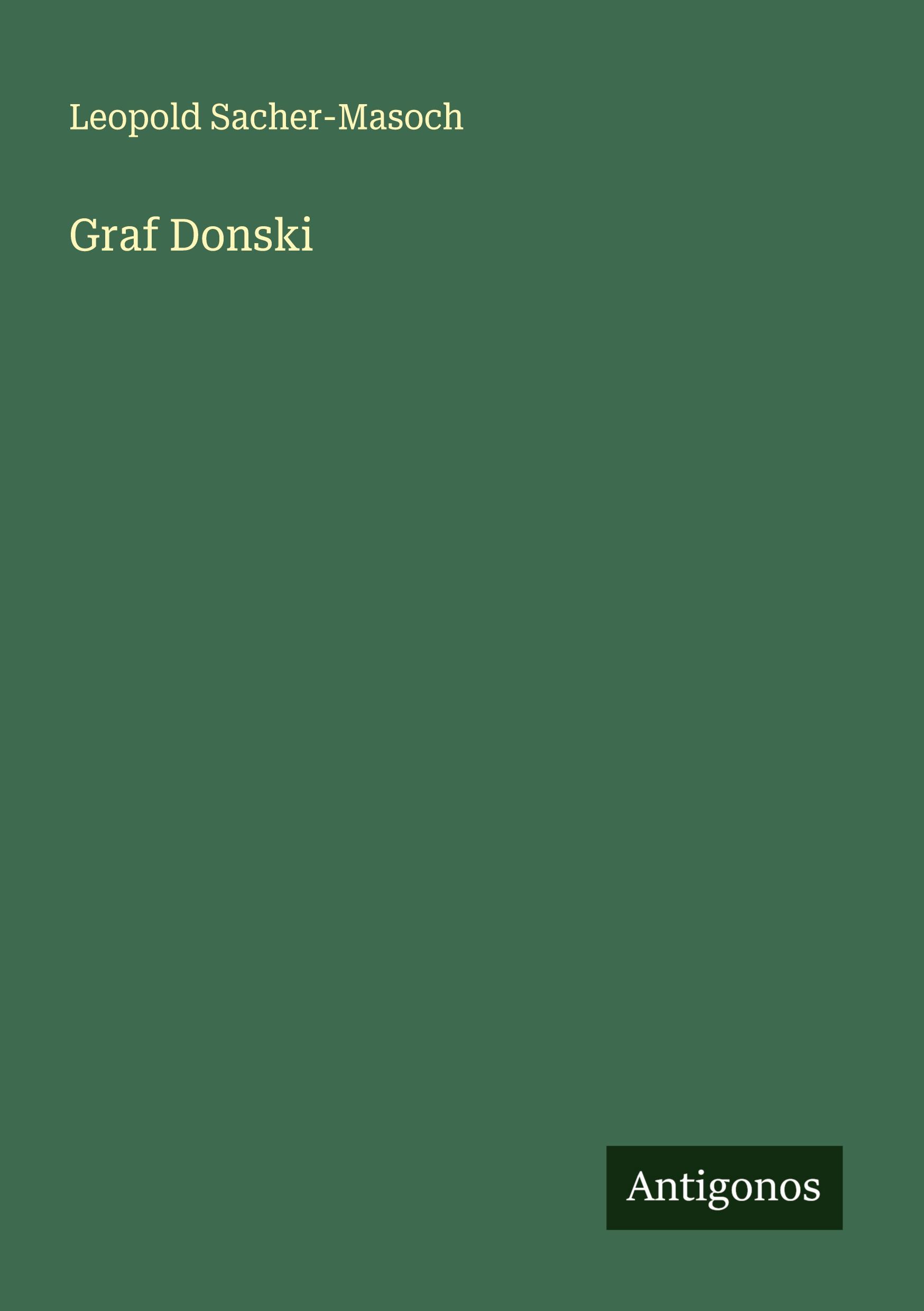 Vorderes Coverbild Graf Donski