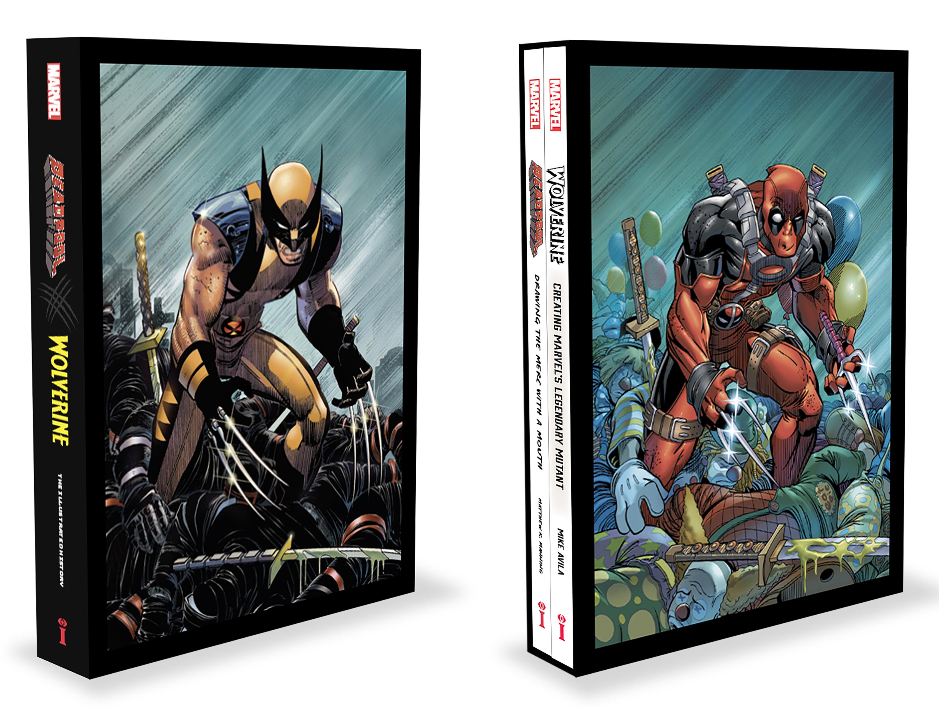 Vorderes Coverbild Marvel's Deadpool and Wolverine: The Illustrated History Box Set