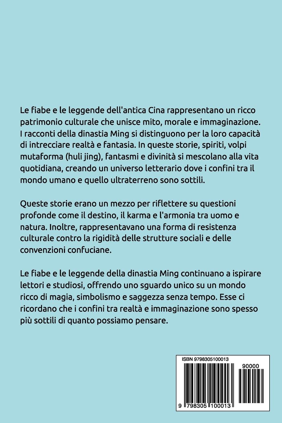 Rückseitencover Fiabe e leggende dell'antica Cina