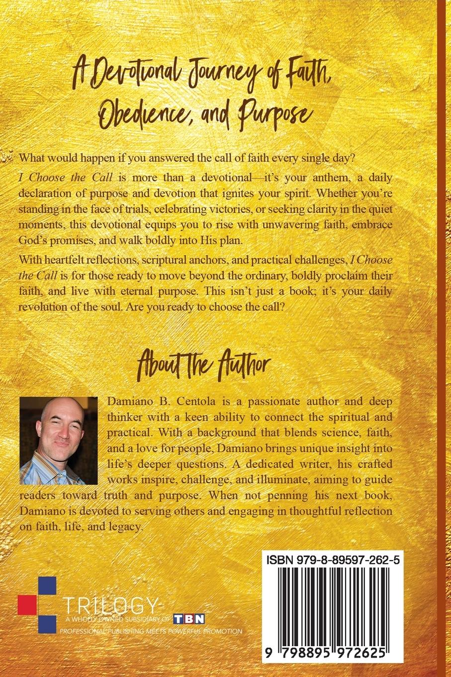 Rückseitencover I Choose the Call