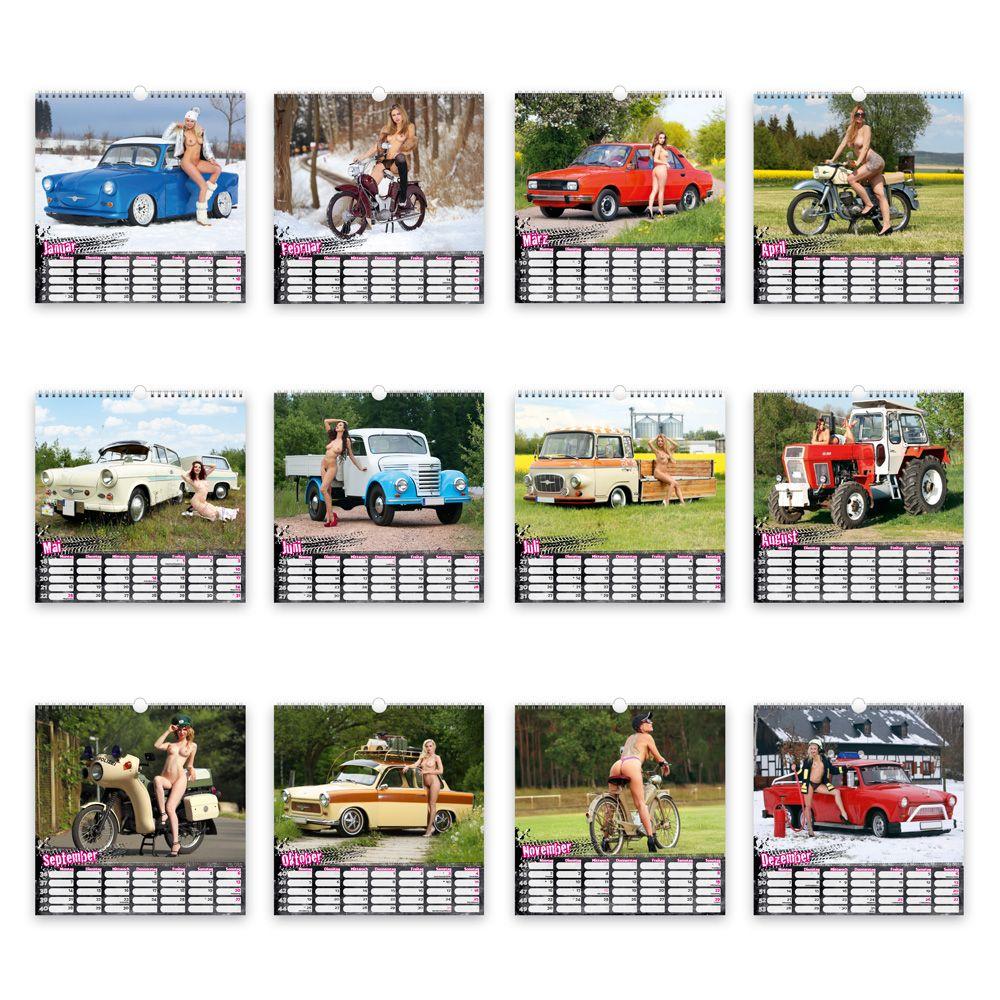 Beispielinhalt (Bild) Trötsch Erotikkalender DDR Classics 2026 schärfer als die VOPO erlaubt (hätte)