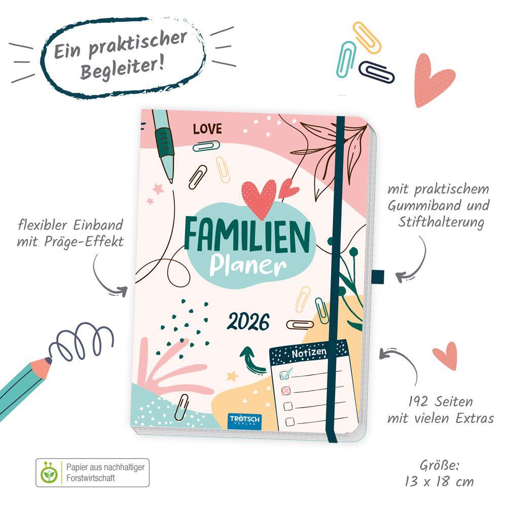 Beispielinhalt (Bild) Trötsch Wochenbuch Familienplaner 2026