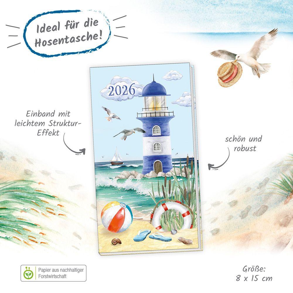 Beispielinhalt (Bild) Trötsch Taschenterminer Maritim 2026