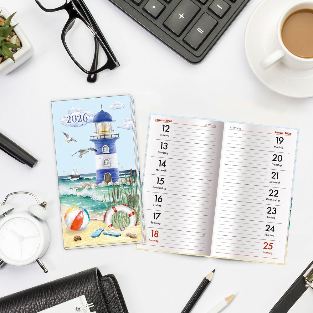 Beispielinhalt (Bild) Trötsch Taschenterminer Maritim 2026