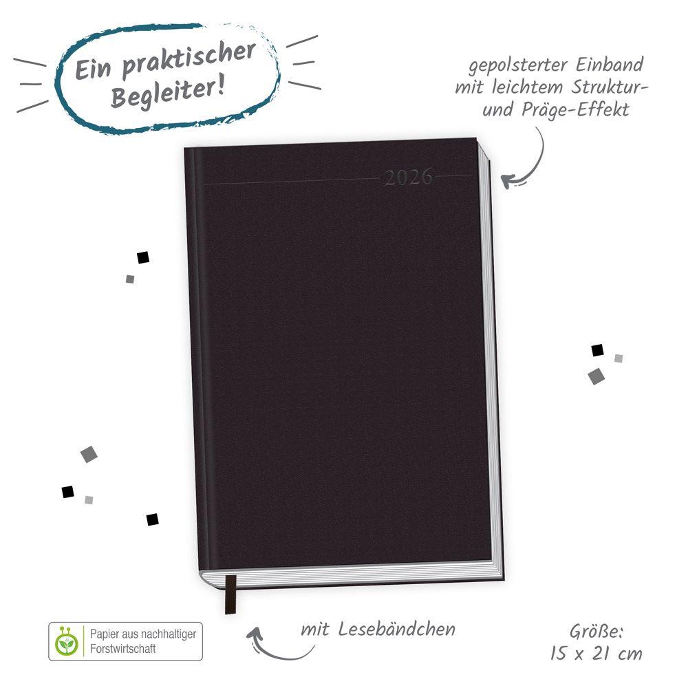 Beispielinhalt (Bild) Trötsch Buchkalender A5 2026