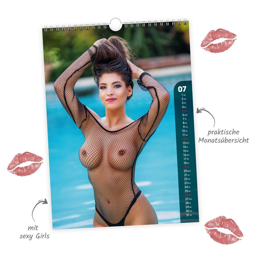 Beispielinhalt (Bild) Trötsch Erotikkalender Girls 2026