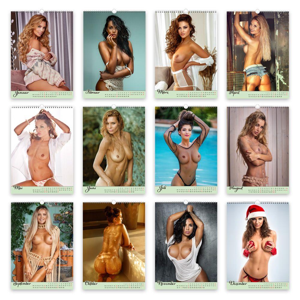 Beispielinhalt (Bild) Trötsch Erotikkalender Dreamgirls 2026