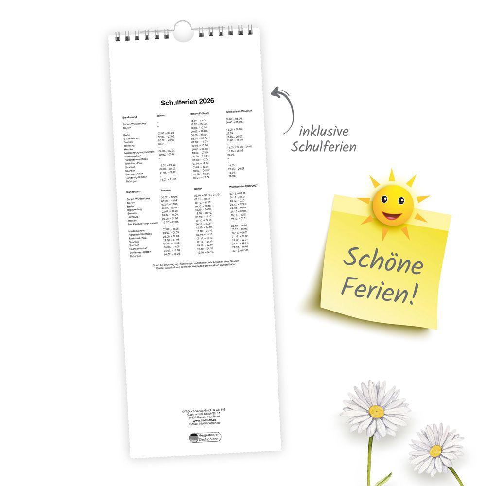 Beispielinhalt (Bild) Trötsch Maxi-Streifenkalender Landliebe 2026