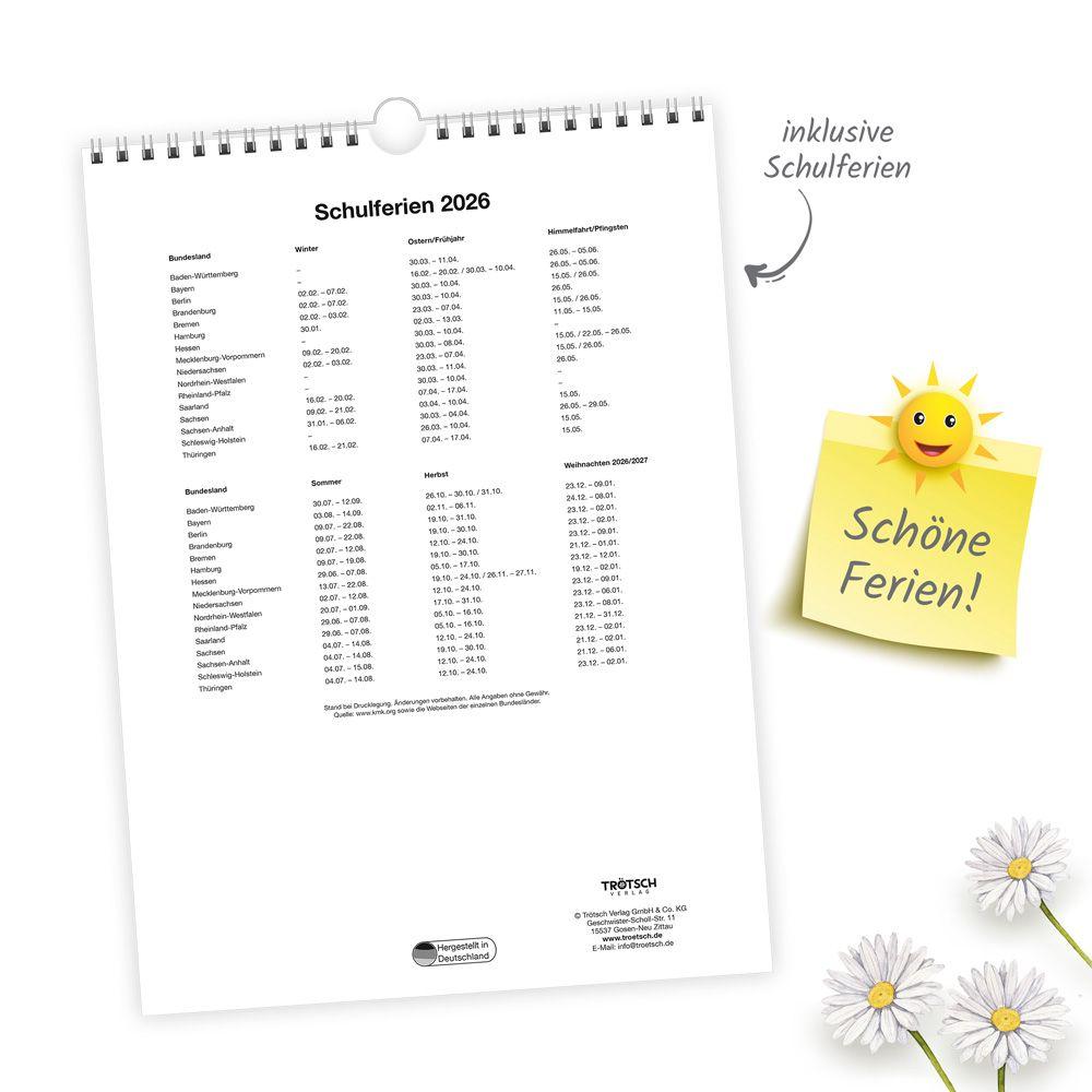 Beispielinhalt (Bild) Trötsch Classickalender Landliebe 2026