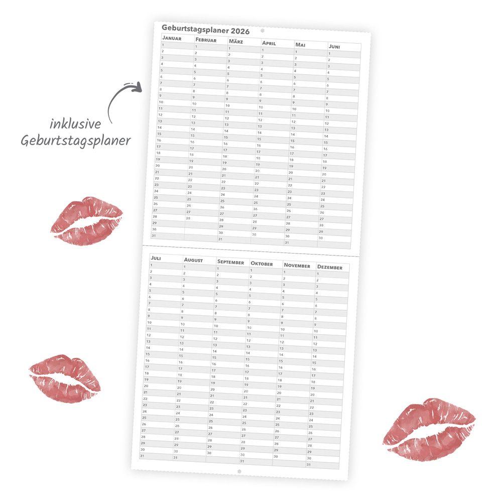 Beispielinhalt (Bild) Trötsch Erotikkalender Broschurkalender Girls 2026