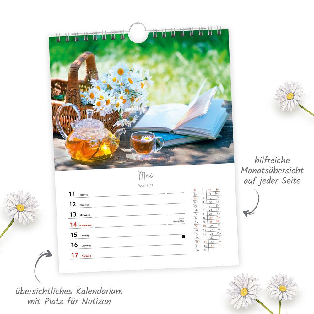 Beispielinhalt (Bild) Trötsch Wochenkalender zum Hängen Landliebe 2026