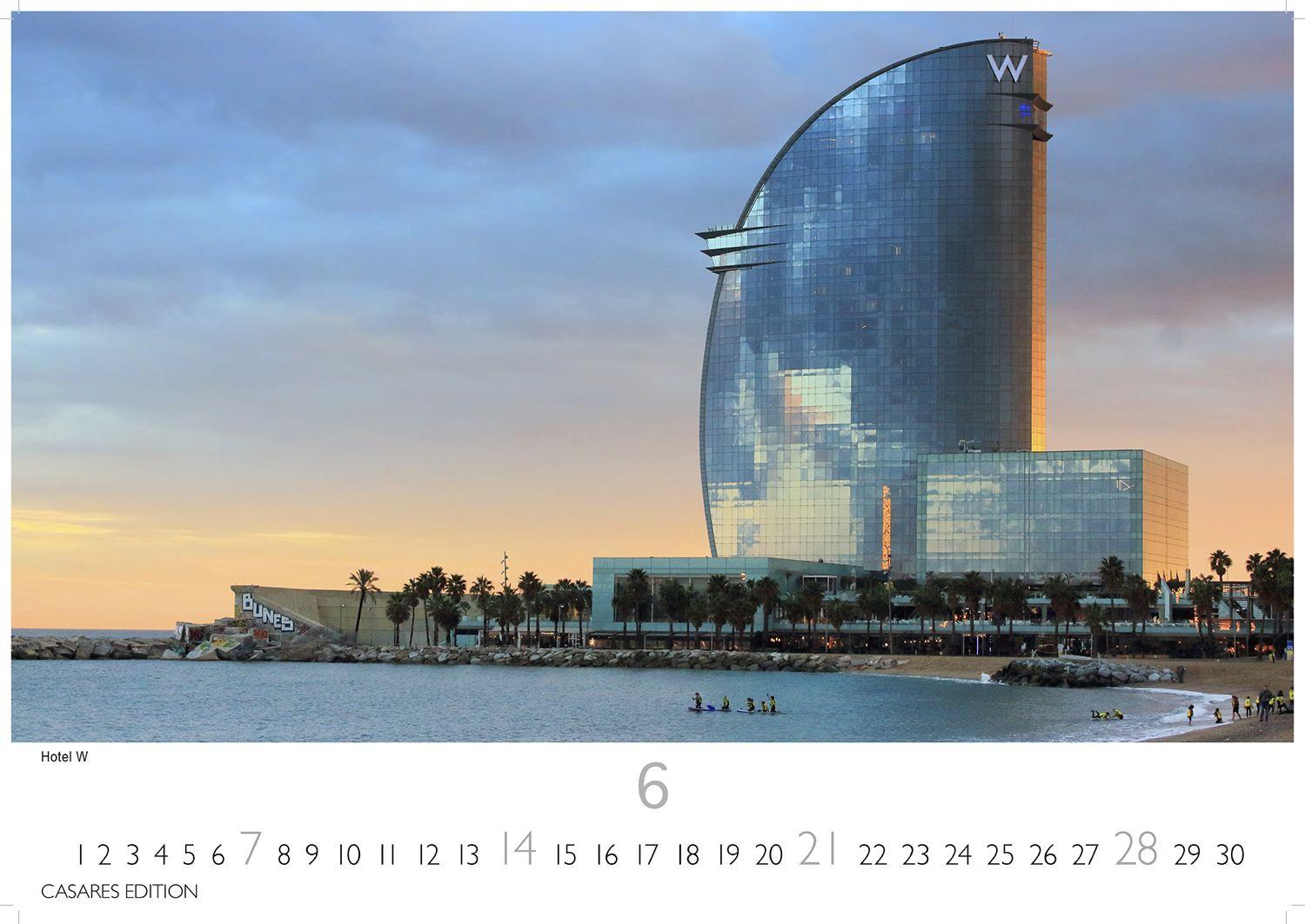 Beispielinhalt (Bild) Barcelona Kalender 2026 - Wandkalender | Fotokalender Spanien 24x35 cm - Foto. mit den schönsten Motiven, Sehenswürdigkeiten & Inspirationen"