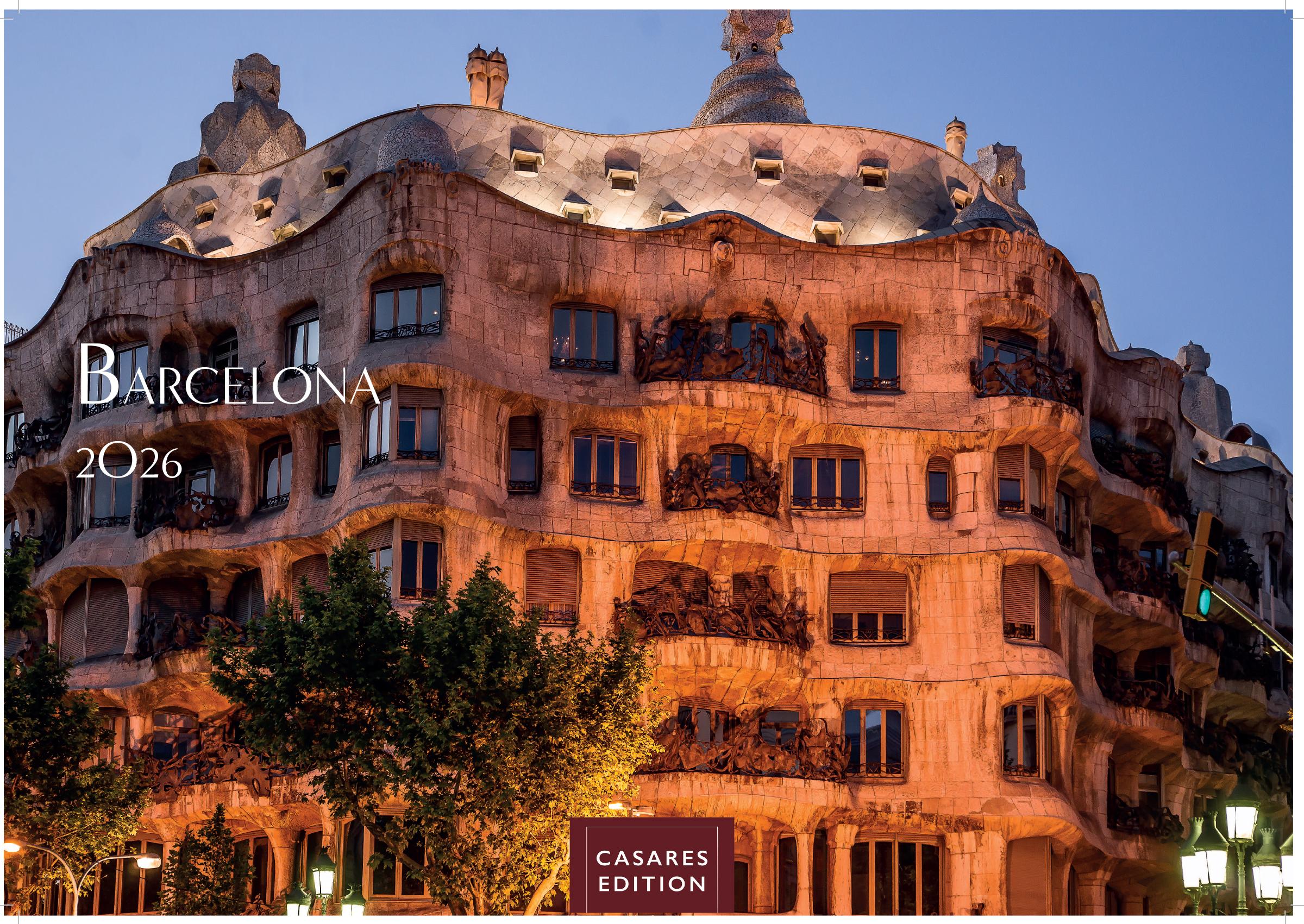 Vorderes Coverbild Barcelona Kalender 2026 - Wandkalender | Fotokalender Spanien 24x35 cm - Foto. mit den schönsten Motiven, Sehenswürdigkeiten & Inspirationen"