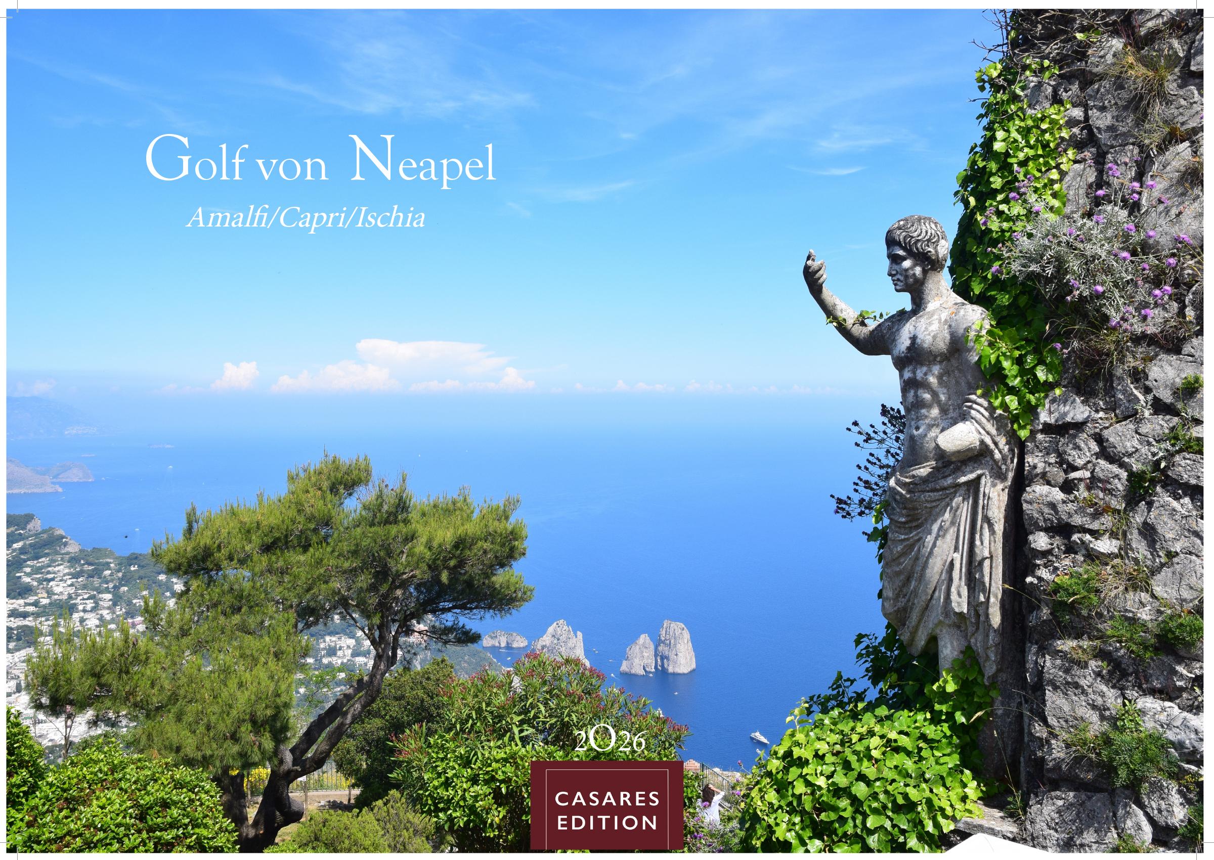 Vorderes Coverbild Golf von Neapel Kalender 2026 - Wandkalender | Fotokalender Italien 35x50 cm - . mit Capri, Ischia & Amalfi Küste