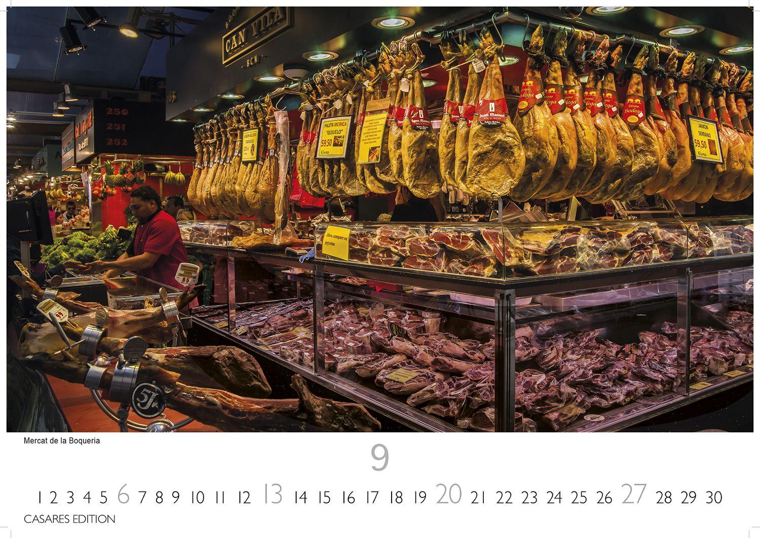 Beispielinhalt (Bild) Barcelona Kalender 2026 - Wandkalender | Fotokalender Spanien 35x50cm - Foto. mit den schönsten Motiven, Sehenswürdigkeiten & Inspirationen"