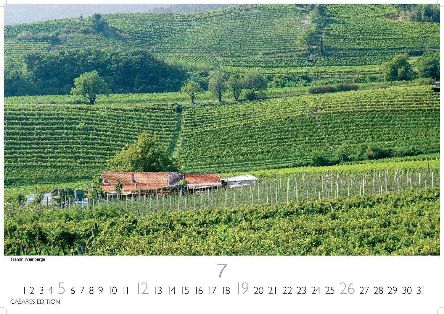 Beispielinhalt (Bild) Südtirol Kalender 2026 - Wandkalender | Fotokalender Italien 24x35cm - 12 eindrucksvolle Fotografien aus Südtirol