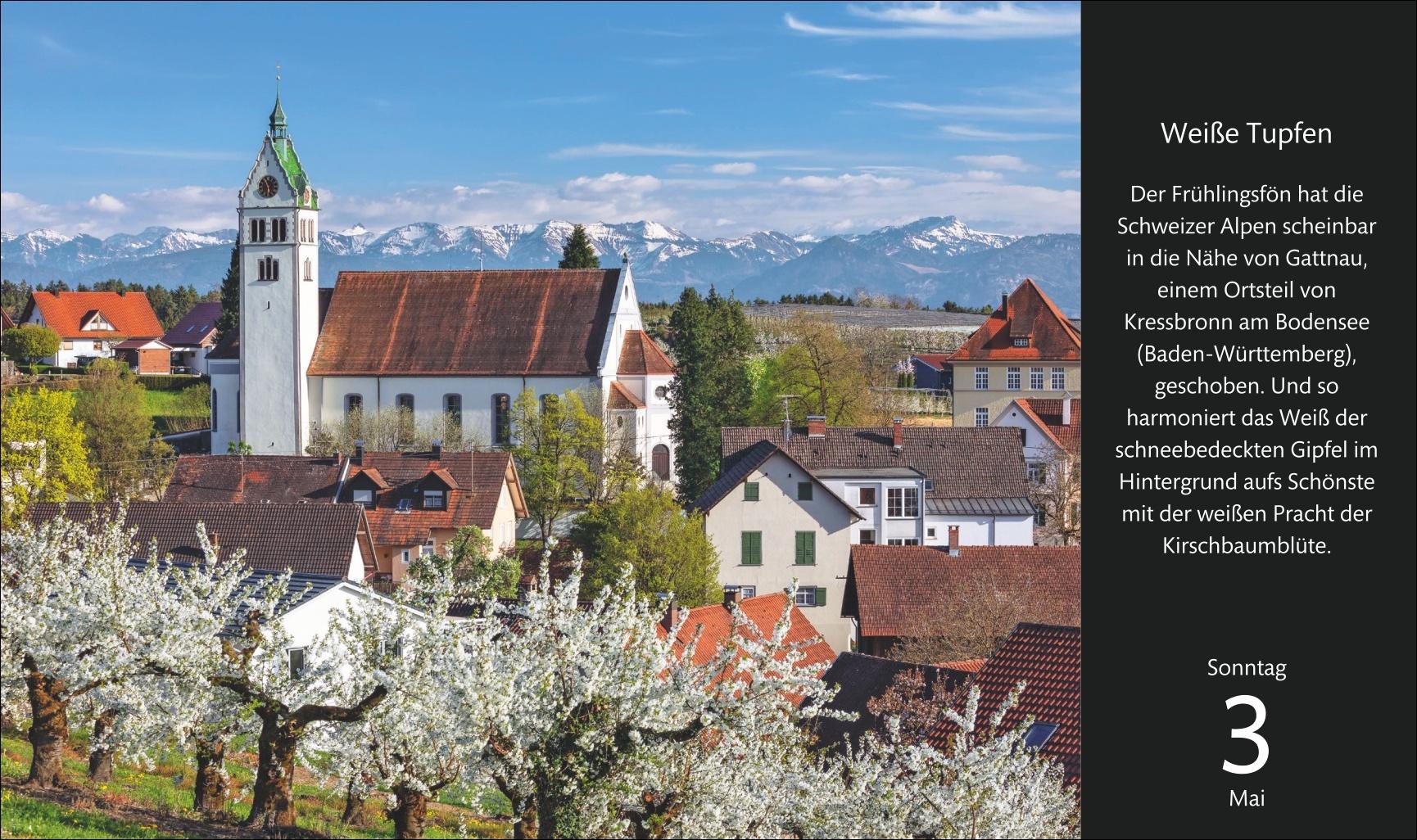 Beispielinhalt (Bild) Eine Reise durch Deutschland Premiumkalender 2026 - 365 faszinierende Fotografien