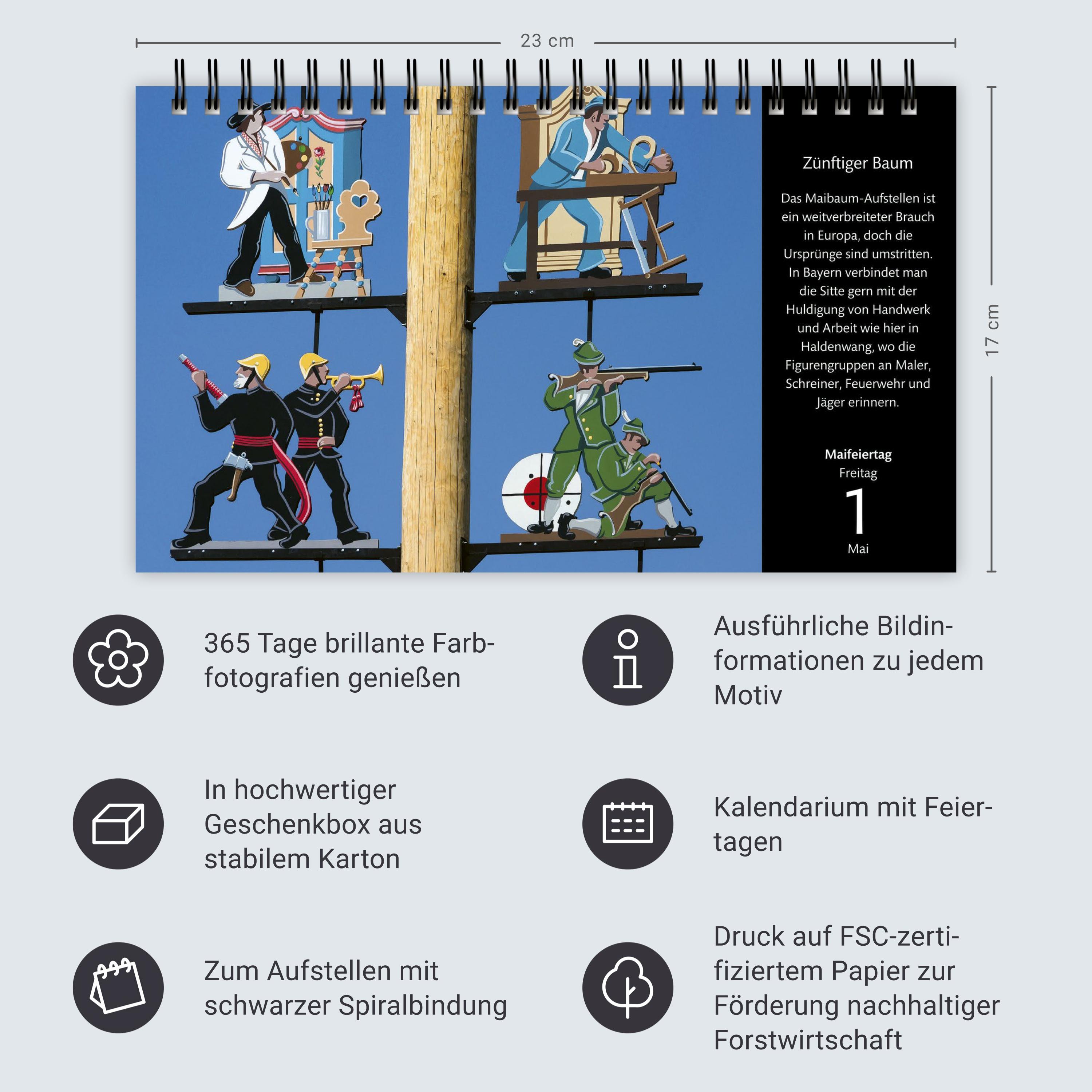 Beispielinhalt (Bild) Eine Reise durch Deutschland Premiumkalender 2026 - 365 faszinierende Fotografien