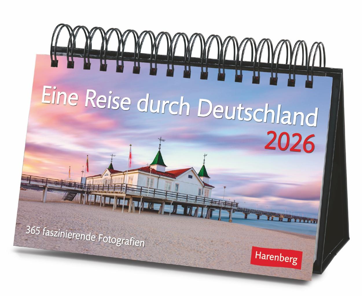 Vorderes Coverbild Eine Reise durch Deutschland Premiumkalender 2026 - 365 faszinierende Fotografien