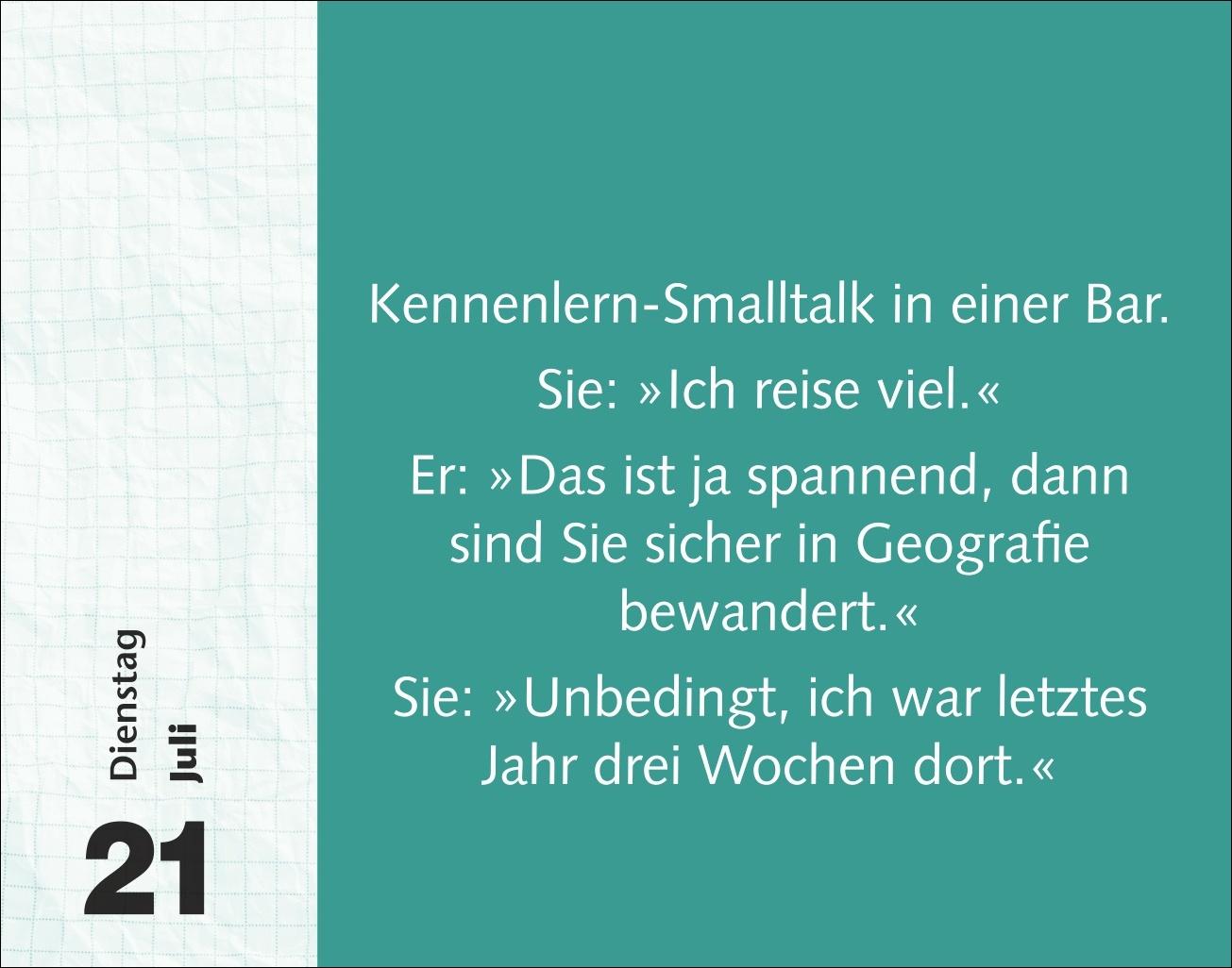 Beispielinhalt (Bild) Witzirin Tagesabreißkalender 2026 - Diese Packung enthält: die lustigsten Witze für die tägliche Dosis Humor