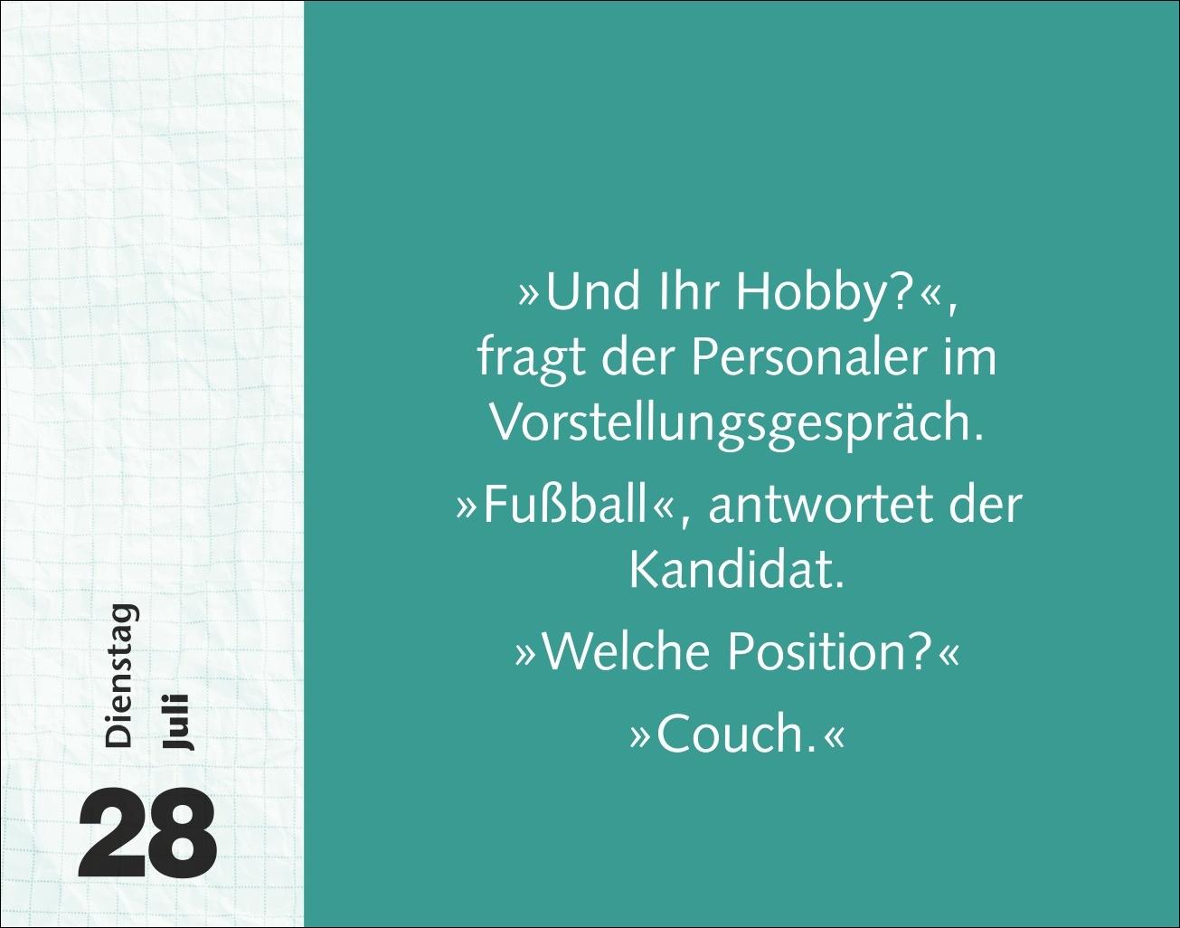 Beispielinhalt (Bild) Witzirin Tagesabreißkalender 2026 - Diese Packung enthält: die lustigsten Witze für die tägliche Dosis Humor