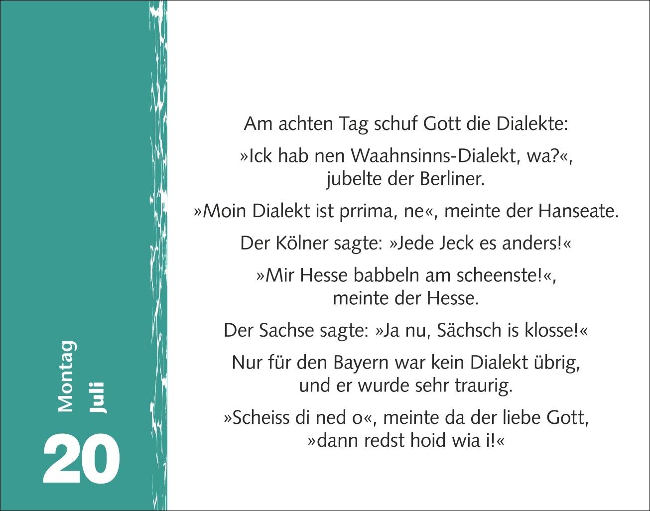 Beispielinhalt (Bild) Witzirin Tagesabreißkalender 2026 - Diese Packung enthält: die lustigsten Witze für die tägliche Dosis Humor