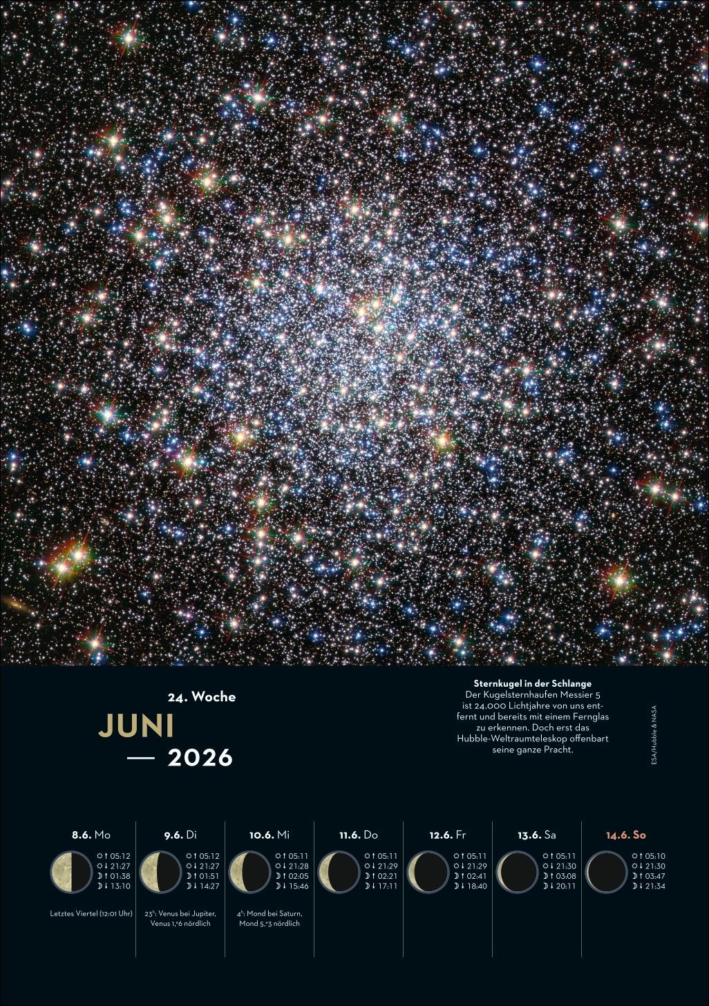 Beispielinhalt (Bild) KOSMOS Himmelsjahr 2026
