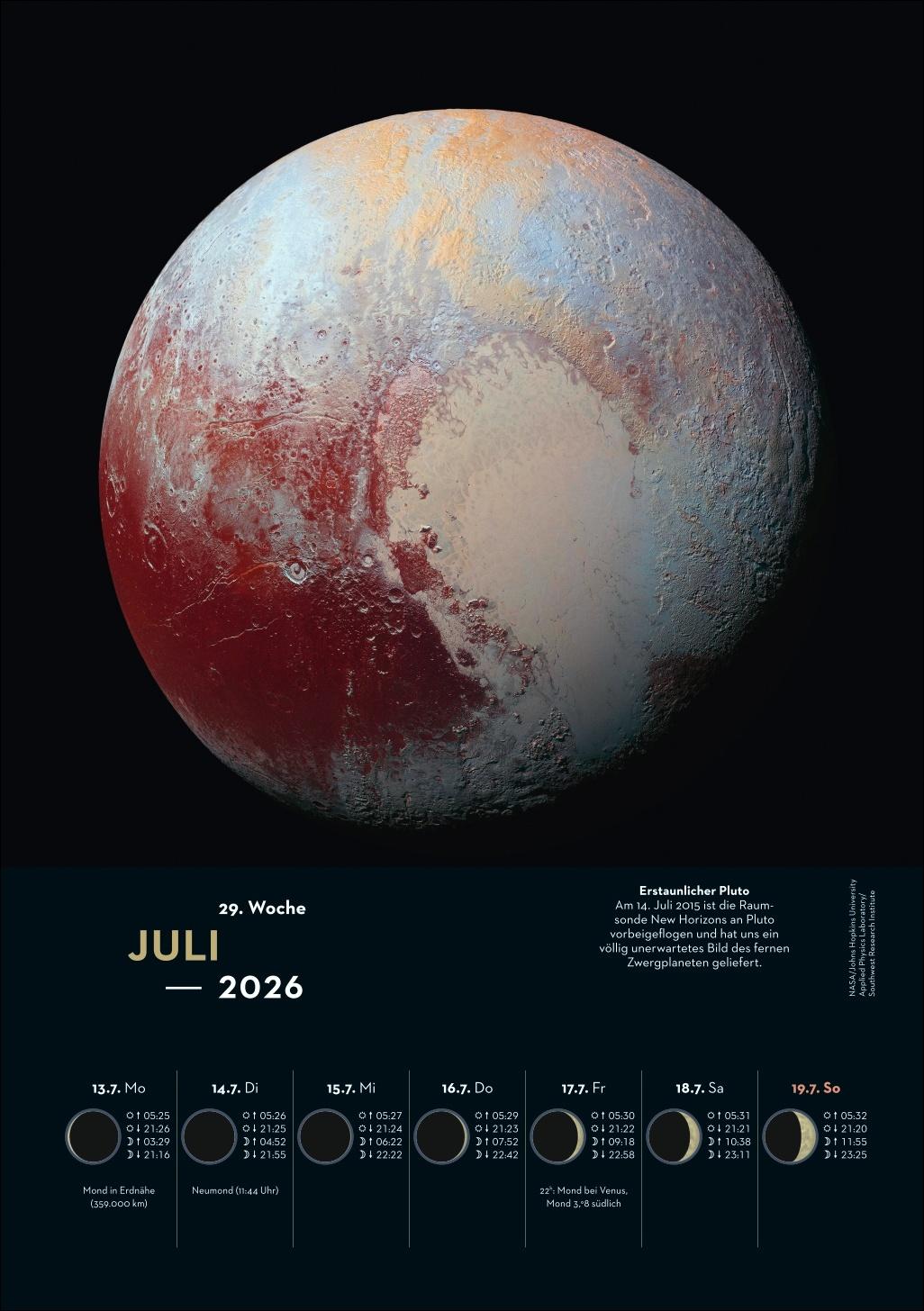 Beispielinhalt (Bild) KOSMOS Himmelsjahr 2026