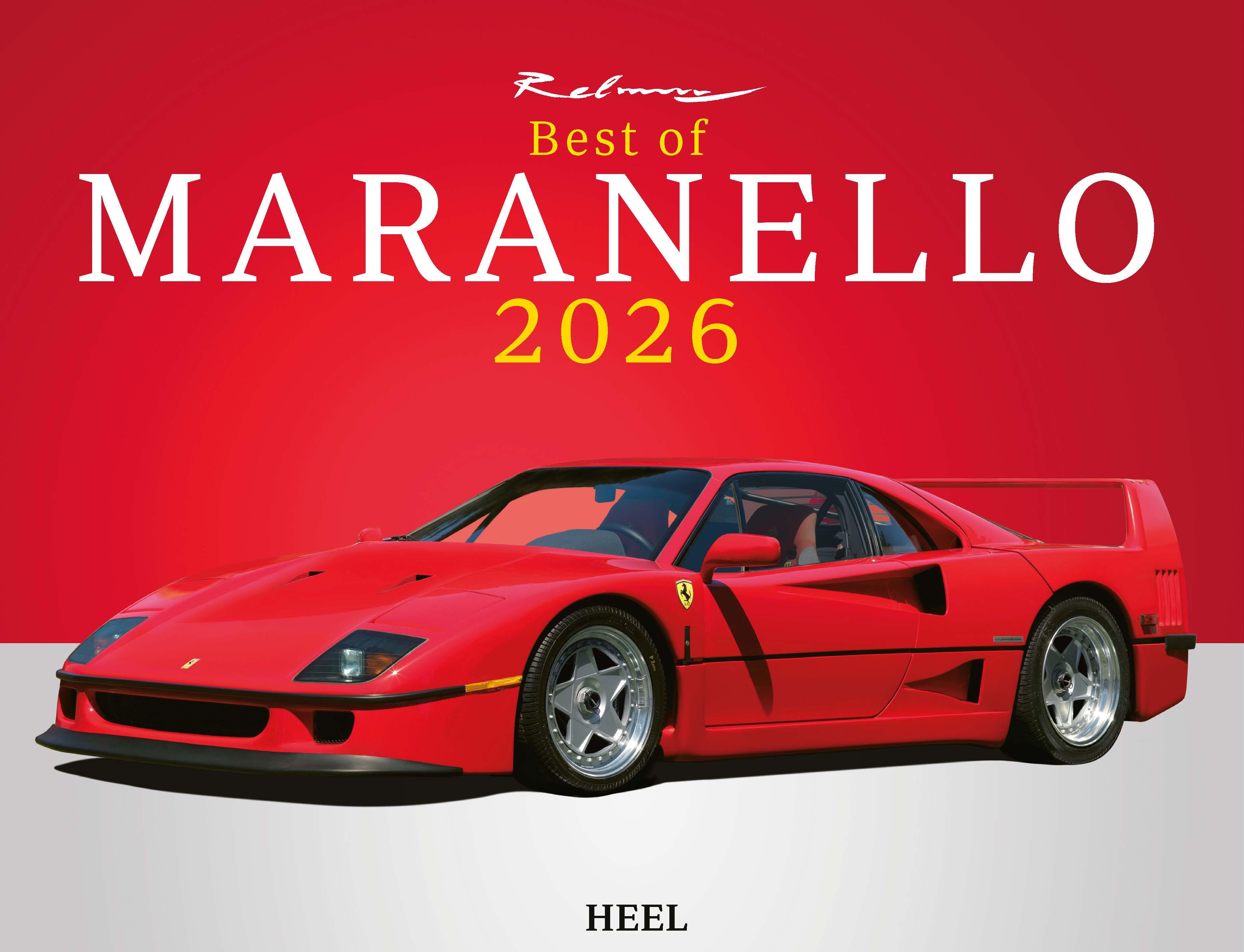 Vorderes Coverbild Kalender Best of Maranello 2026 Eintragkalender
