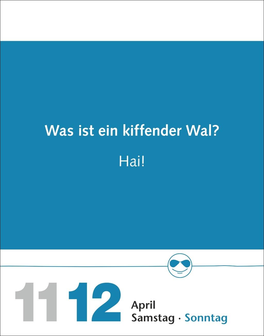 Beispielinhalt (Bild) Beste Witze Tagesabreißkalender 2026