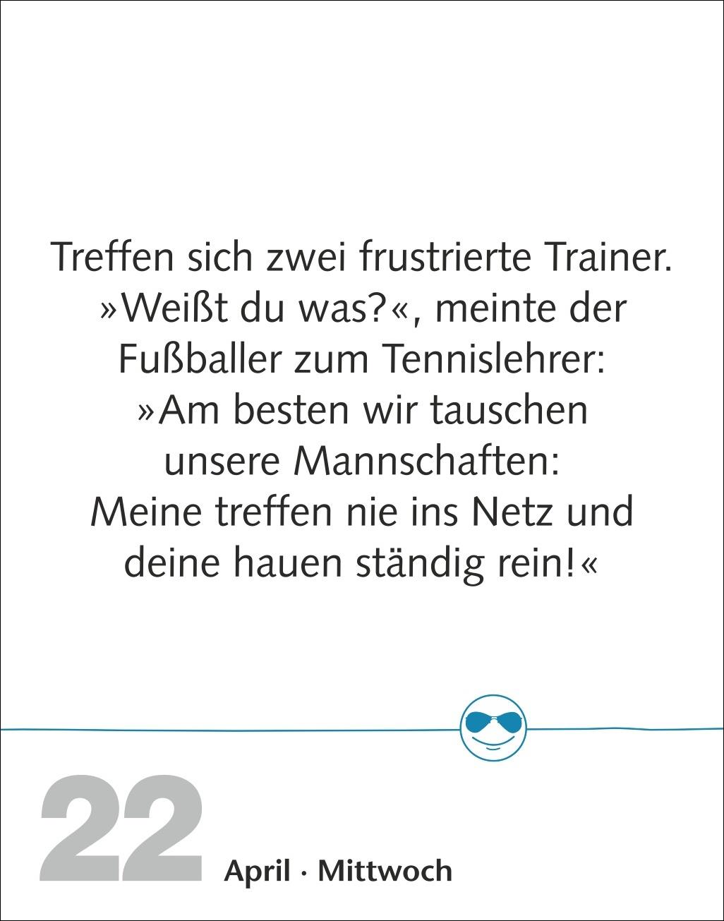 Beispielinhalt (Bild) Beste Witze Tagesabreißkalender 2026