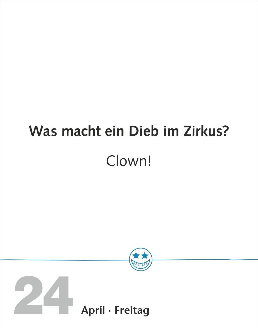 Beispielinhalt (Bild) Beste Witze Tagesabreißkalender 2026