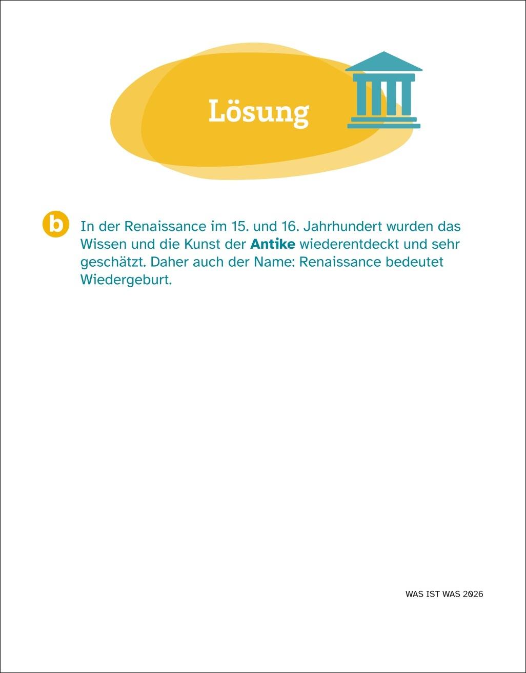 Beispielinhalt (Bild) WAS IST WAS Der Kalender Tagesabreißkalender 2026 - Kinderkalender