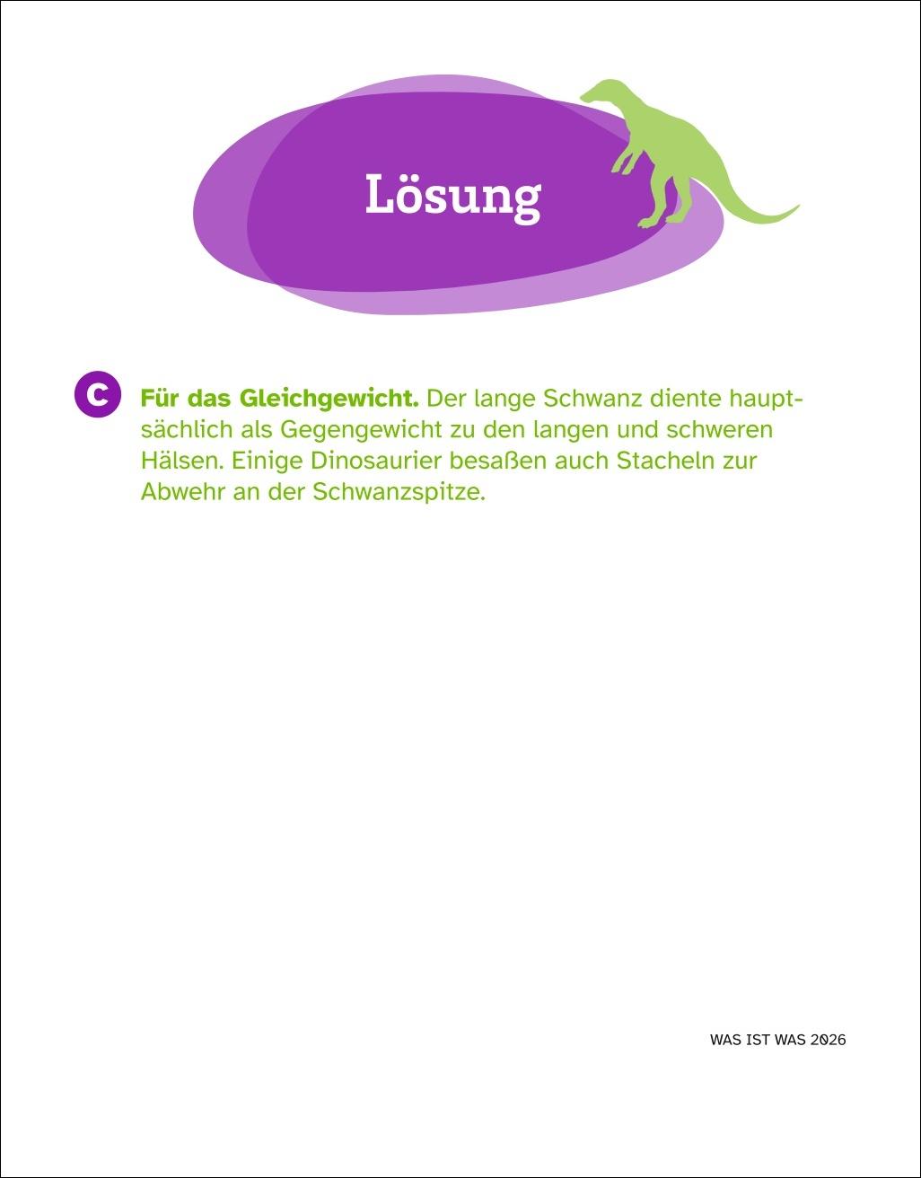 Beispielinhalt (Bild) WAS IST WAS Der Kalender Tagesabreißkalender 2026 - Kinderkalender