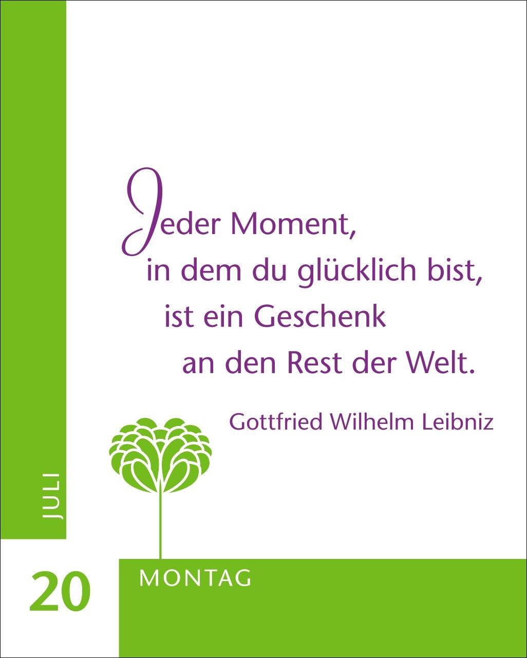 Beispielinhalt (Bild) 365 Wünsche für dich Mini-Geschenkkalender 2026